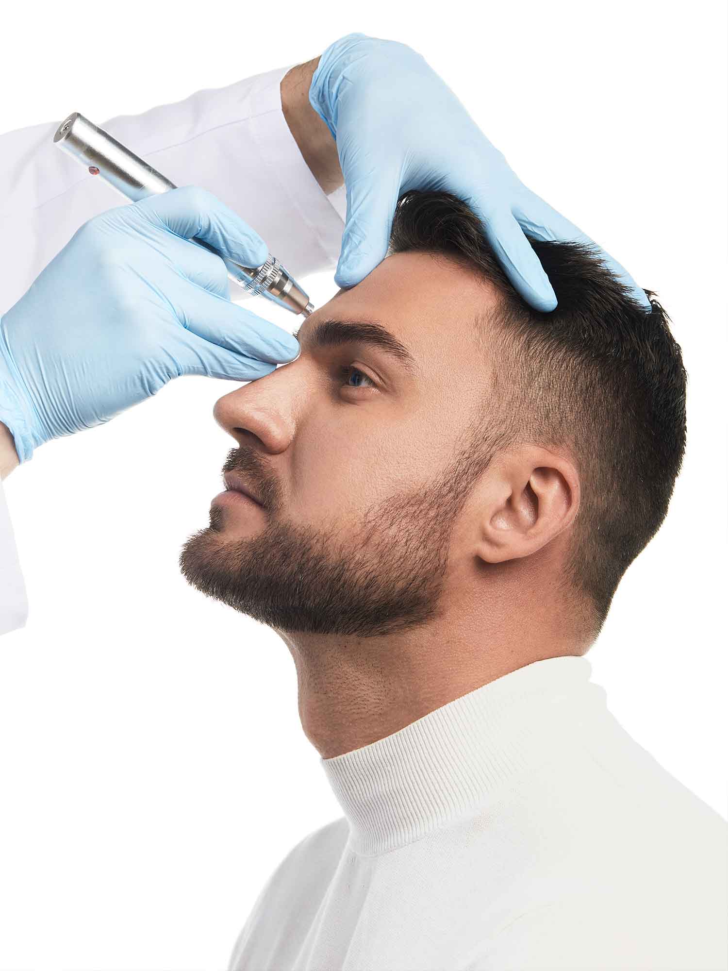 Medicina estética facial para hombres